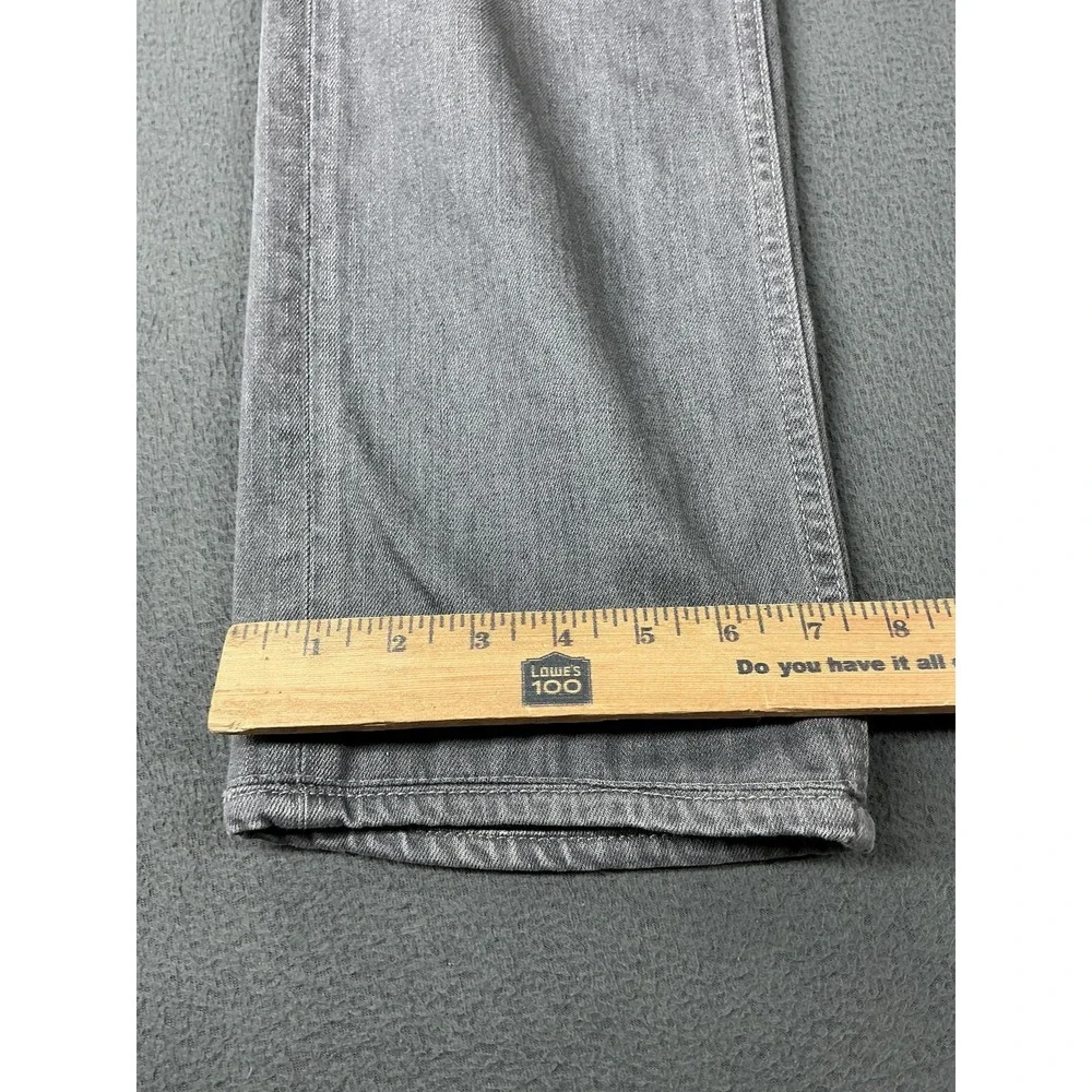 Hudson Jeans Mens 33x32 Gray Byron Five Pocket Straight Stretch Denim Mexico